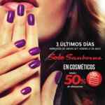 3 últimos días, hasta 50% de descuento en cosméticos en Sanborns