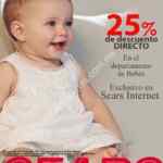 En Sears 25% de descuento en todo el departamento de bebés
