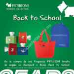 Mochila o bolsa GRATIS en la compra de una fragancia Ferrioni en Sears