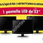 Con Seguros el Águila pantalla LED Gratis al contratar un seguro de auto cada hora