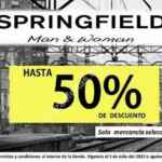Rebajas de fin de temporada Springfield: hasta 50% de descuento