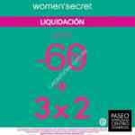 60% de descuento más 3X2 en mercancía con etiqueta naranja en Women Secret