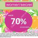 Promociones Women Secret, hasta 70% de descuento y 50% más 20%