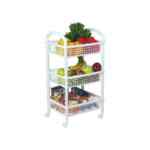 En Lowes estante de 3 repisas y rueditas a $99