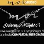 Suscribete por dos años a la revista Moi y recibe un dije GRATIS