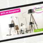 Jueves de móbica hoy 20 de agosto: 50% de descuento en lamparas