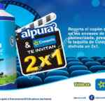 Cupón 2x1 en Cinépolis en leche Alpura Clásica (aplica también en funciones 3D)