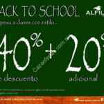 Promociones regreso a clases en Alfilo: 40% de descuento más 20% adicional