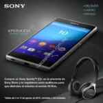 Audífonos MDR-10RC GRATIS (valor de $2000+) si compras en preventa el nuevo Xperia Z3+ en la Sony Store