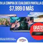 Blu ray Philips gratis en la compra de cualquier pantalla de $7,999 o más en Famsa.com