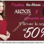 En Suburbia 2x1 1/2 en blusas marca Alexis y Pierre Cardin