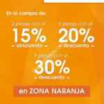 Promoción Cloe, hasta 30% de descuento en la compra de varias piezas en la zona naranja