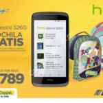 Mochila GRATIS en la compra de un celular HTC Desire 526G en Coppel