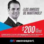 En Innovasport $200 de descuento en compras de $1000 con el cupón AMIGOMARTINOLI
