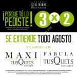 3X2 en libros Tusquets en librerías El Sotano
