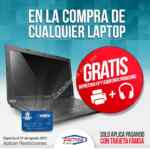 Promoción Famsa: Impresora y audífonos GRATIS en la compra de cualquier Laptop
