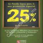 Promoción Regreso a clases en FCE: 25% de descuento en títulos seleccionados