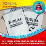 En Forum Buenavista morral de regalo en compras de $200 o más