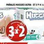 En Farmacias Guadalajara 3x2 en pañales Huggies Ultraconfort