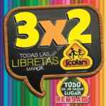 Libretas Scolari al 3X2 en Hemsa