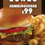 Lunes de hamburguesas en Hooters: Todas las hamburguesas a $99 cada una