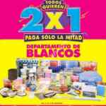 Ofertas Julio Regalado 2015: 2x1 en departamento de blancos del 5 al 9 de agosto