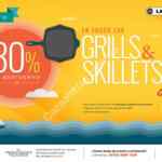 30% de descuento en todos los Grills y Skillets en Le Creuset