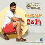 Sandalias al 2X1 1/2 en Lobo Solo