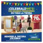 Aniversario Lowes: Hasta 70% de descuento en toda la tienda