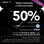 Madre de todas las promos Volaris: 50% de descuento en vuelos nacionales e internacionales del 20 al 24 de agosto