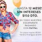 Promoción Privalia Paypal: $150 de descuento y 12 meses sin intereses