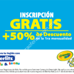 Promoción Crayola: Inscripción a Berlitz Kids gratis y 50% de descuento en primera mensualidad