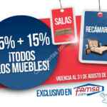 En la tienda en línea de Famsa 25% de descuento + 15% adicional + envío gratis + 18 msi en todos los muebles