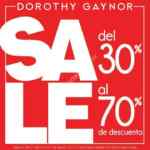 Rebajas de fin de temporada en Dorothy Gaynor: del 30% al 70% de descuento en mercancía seleccionada