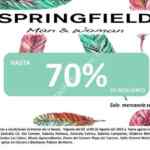 Últimas rebajas de fin de temporada en Springfield: Hasta 70% de descuento en sucursales participantes