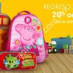 En Linio cupón del 20% de descuento adicional en productos de regreso a clases
