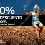 Promoción Salomon, 20% de descuento en ropa durante todo agosto