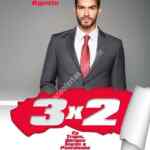 En agosto 3×2 en Trajes, Abrigos, Sacos y Pantalones en Sears