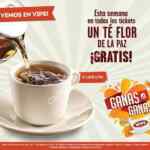 En Vips té de la flor GRATIS con tu ticket de compra para tu próxima visita