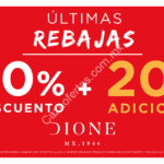 Últimas rebajas en boutiques Dione: 40% de descuento + 20% de descuento adicional