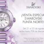 Venta especial Swarovski en Punta Norte: hasta 70% de descuento del 21 al 23 de agosto