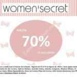 Liquidación Women Secret, hasta 70% de descuento