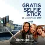 Con Aéropostale selfie stick GRATIS en la compra de $799