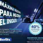 40% de descuento en programa intensivo de inglés en Berlitz