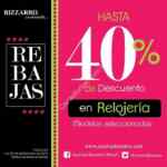 40% de descuento en relojería en Bizzarro del 7 al 30 de septiembre