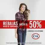 Rebajas de mitad de temporada en C&A: Hasta 50% de descuento en todas las tiendas