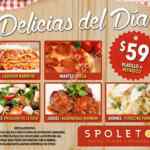 Delicias del día Spoleto: Platillo + refresco a $59 pesos de lunes a viernes