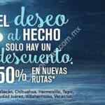50% de descuento en nuevas rutas en Aerolíneas TAR desde y hacia Tepic, Veracruz, Villahermosa, Hermosillo, Ciudad Juarez, Chihuahua y Culiacán
