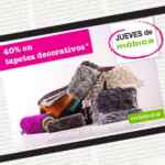 Promoción jueves móbica: 40% de descuento en tapetes decorativos sólo hoy