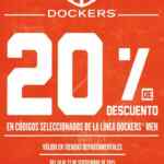 Promoción Dockers: 20% de descuento en códigos seleccionados